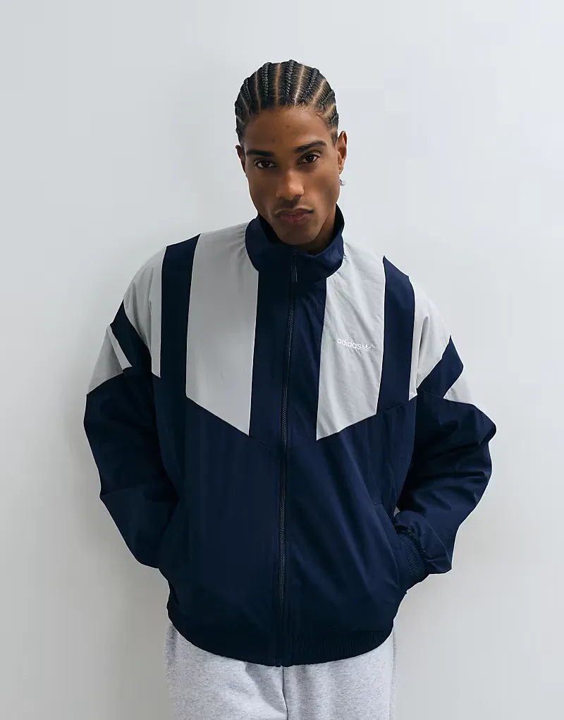 Спортивная куртка Adidas Originals Munich из тканого материала, темно-синий