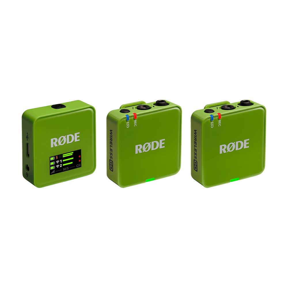

Беспроводная микрофонная система Rode Wireless Go III, зеленый