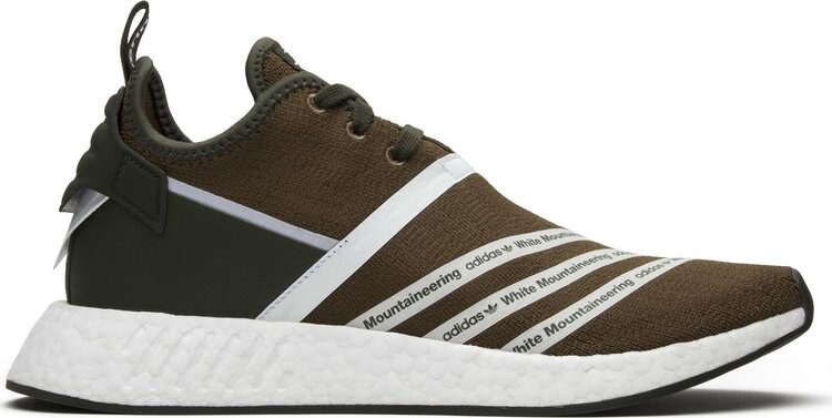 

Кроссовки Adidas White Mountaineering x NMD_R2 Primeknit 'Olive', зеленый