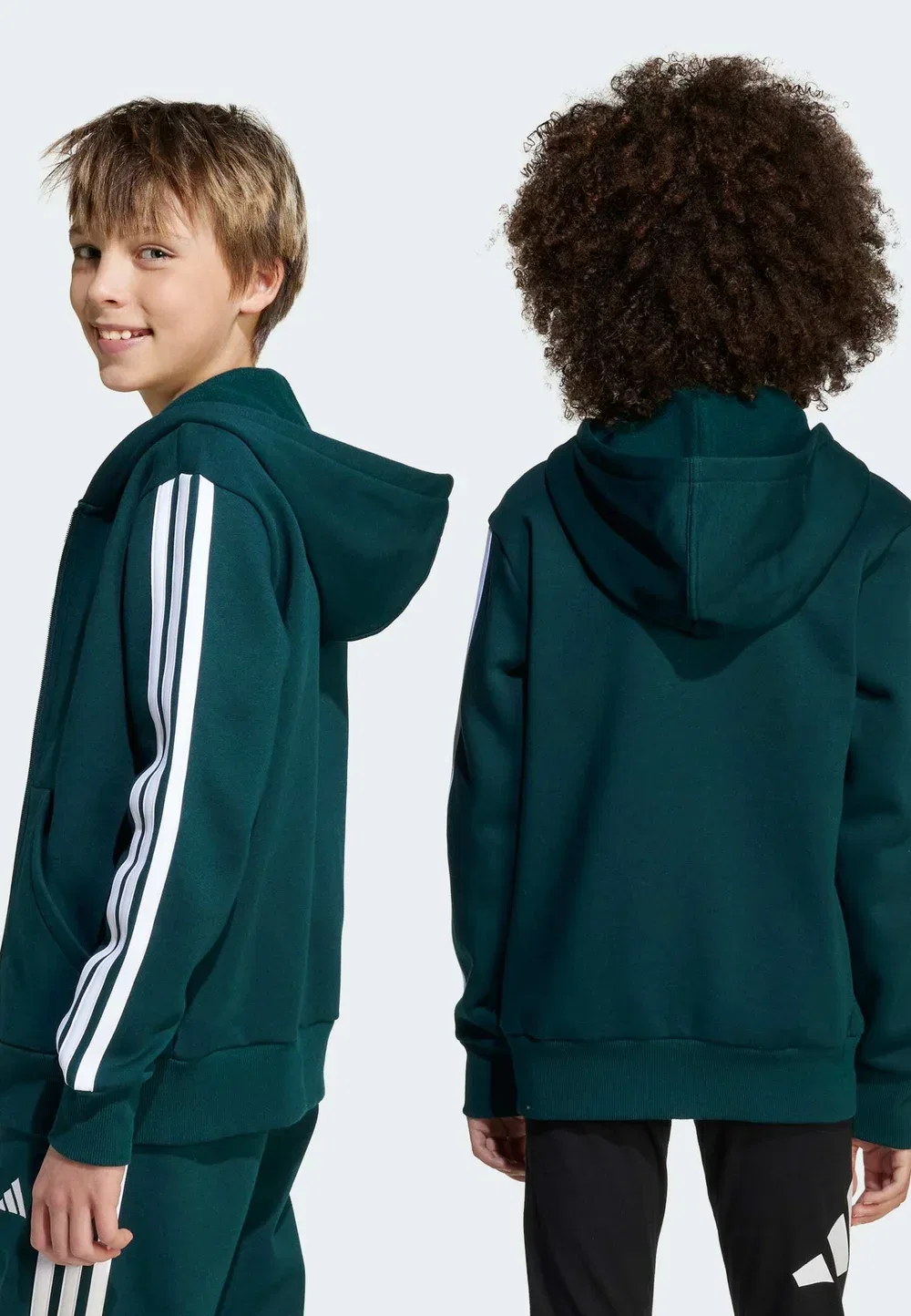 Толстовка на молнии Adidas Sportswear, Aurora Ivy White — фото 2