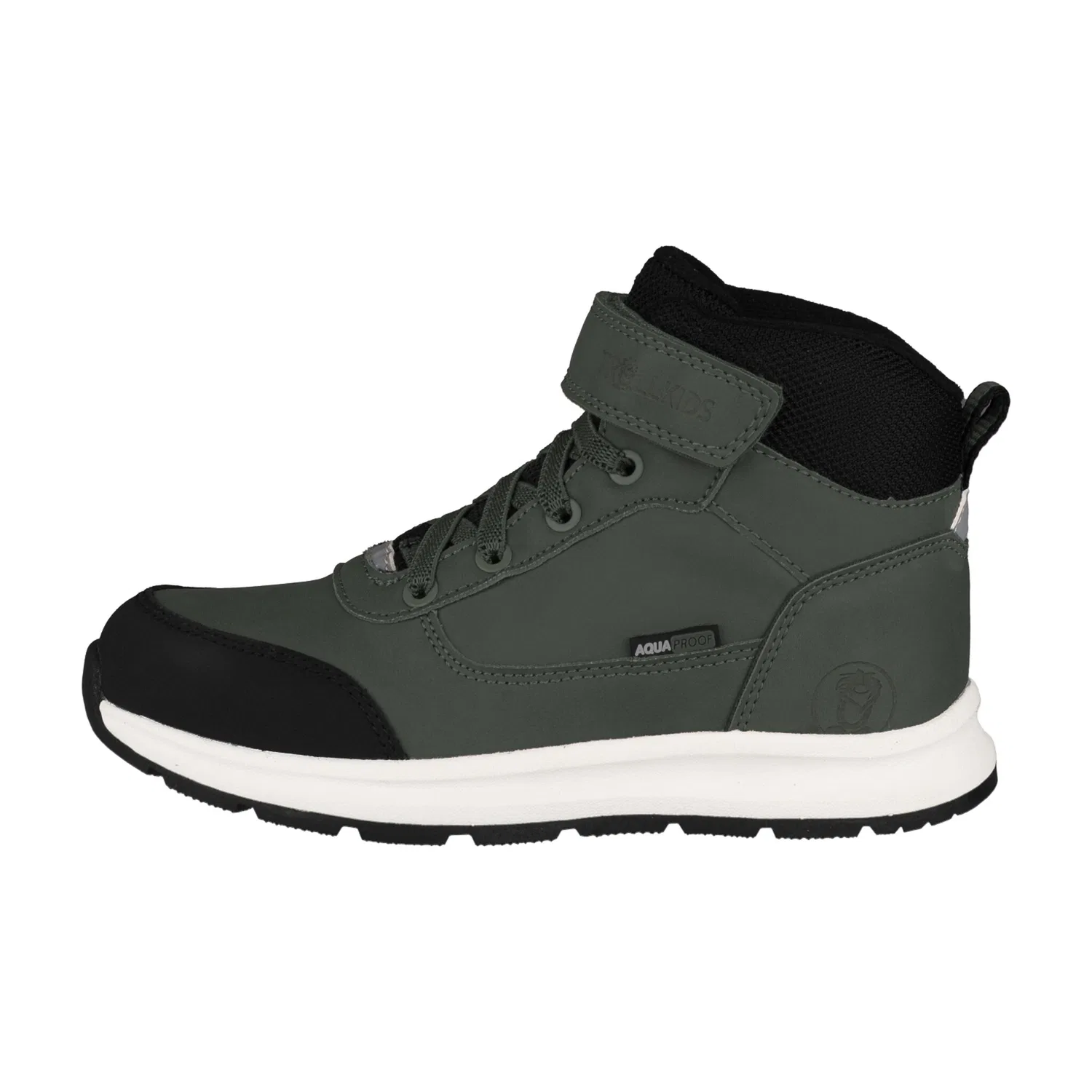 Детские зимние ботинки водонепроницаемые KIDS STAVANGER MID CUT XT TROLLKIDS, Moss — фото 2