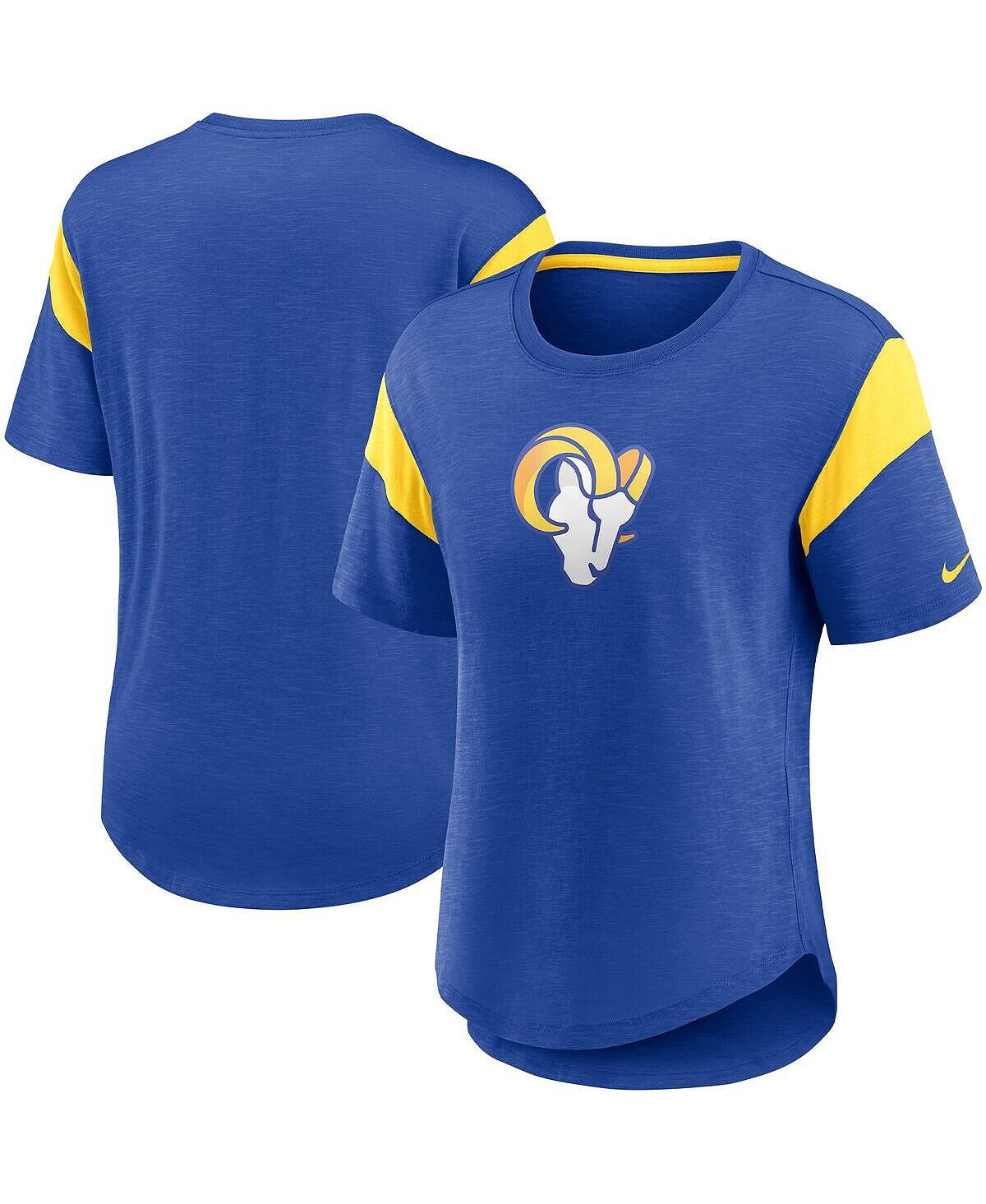 

Женский модный топ с логотипом heather royal los angeles rams primary Nike, мульти, Синий, Женский модный топ с логотипом heather royal los angeles rams primary Nike, мульти