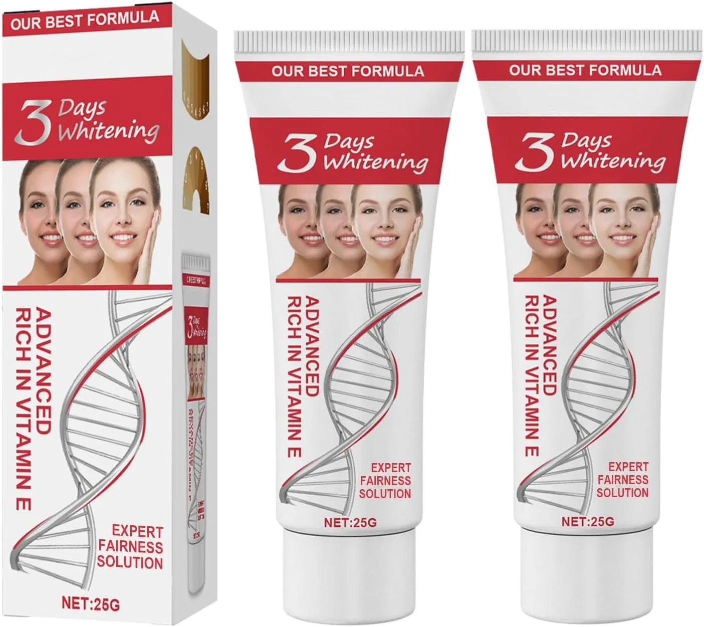 Осветляющий увлажняющий крем с койевой кислотой JieSfYuYu, 25ml