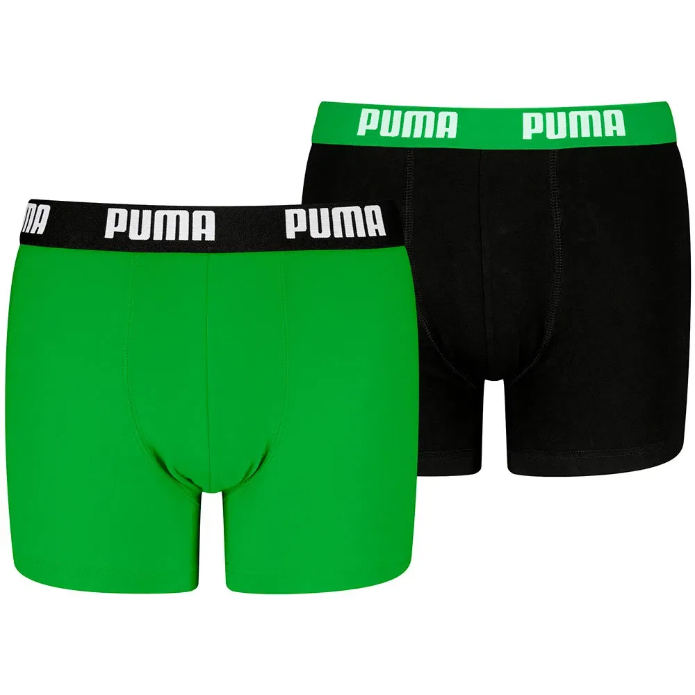 Комплект боксеров Puma Everyday Basic 2 шт, зеленый