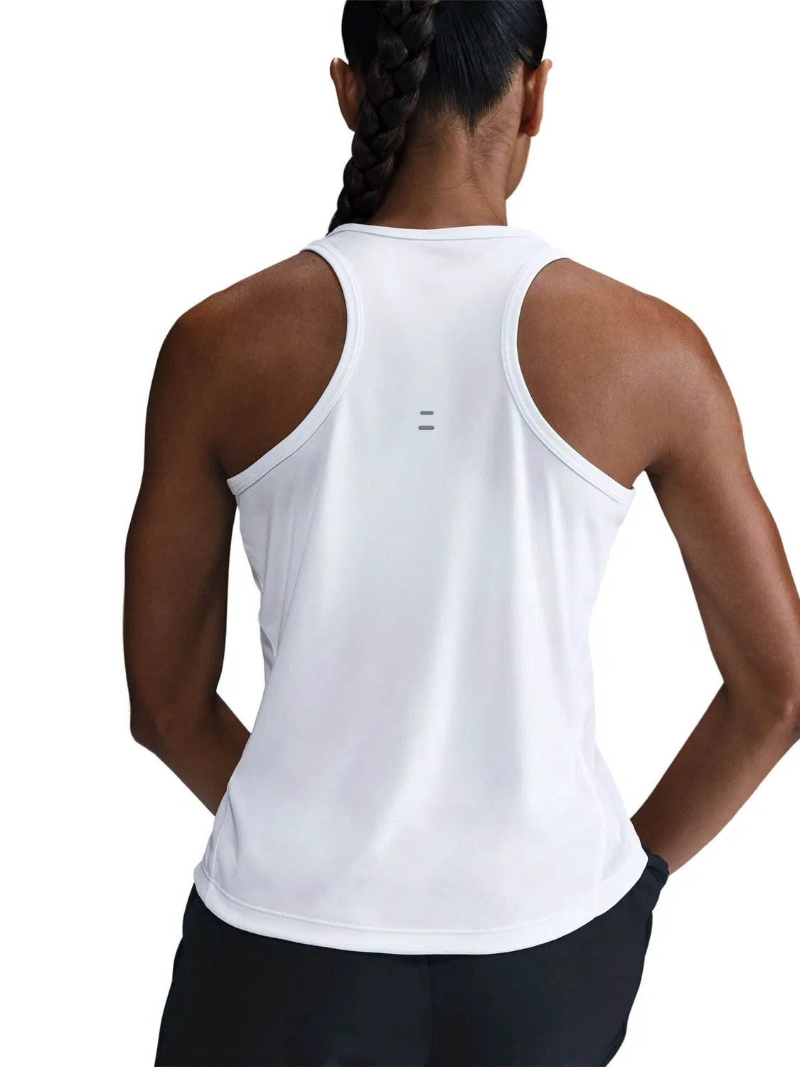 Топ для бега Tempo Dri-FIT Nike, белый — фото 4