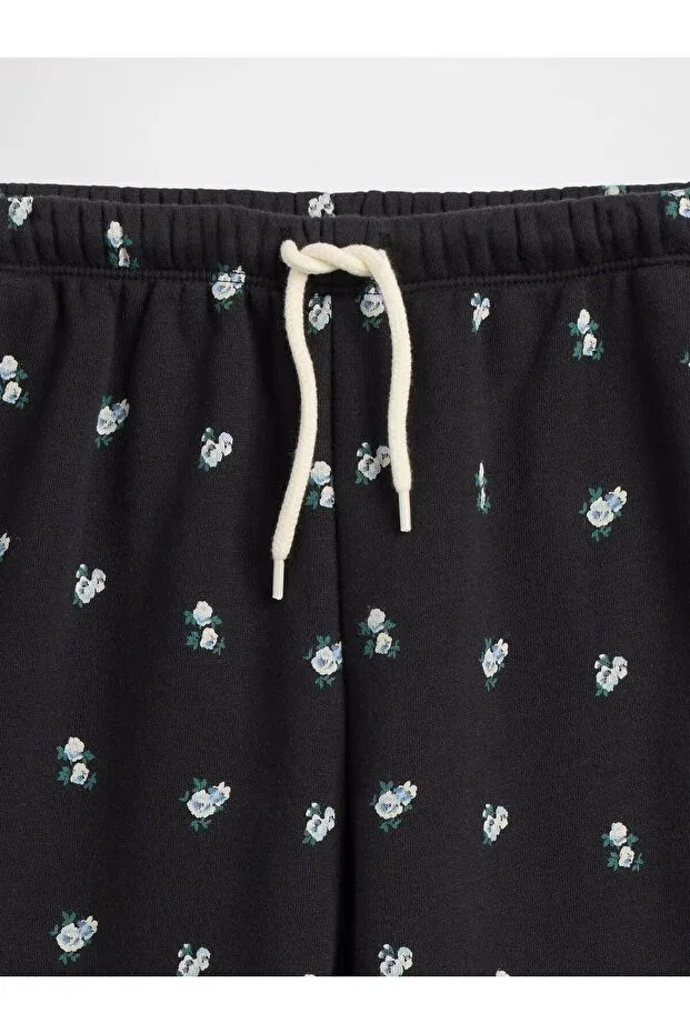 Детские спортивные штаны для девочек с принтом Vintagesoft Relaxed Jogger Gap, Black-003 — фото 2