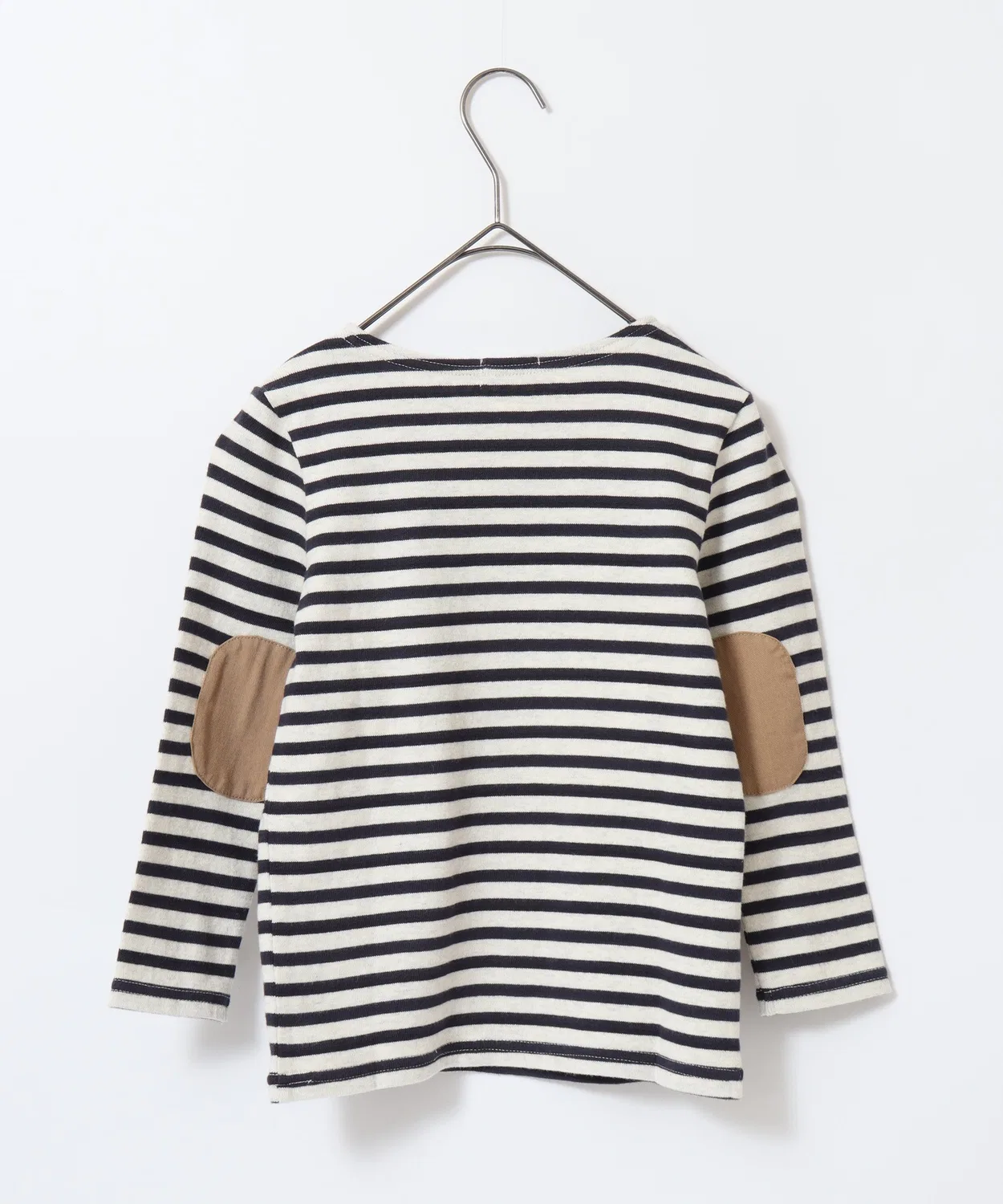 Детский лонгслив с принтом Boatneck Elbow Patch FUNALIVE, Khaki — фото 3
