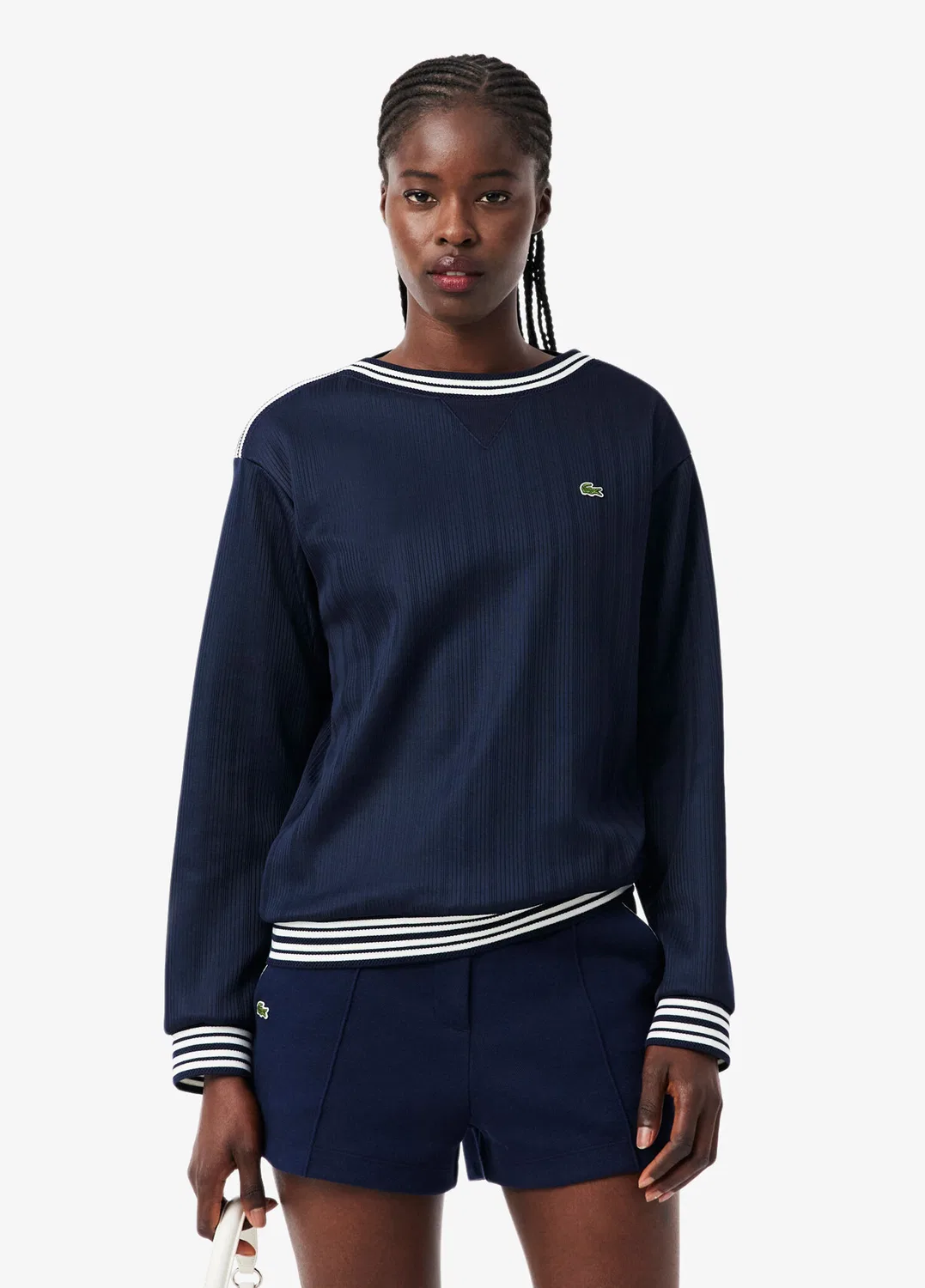 Свитшот Lacoste Relaxed Fit, navy — фото 2