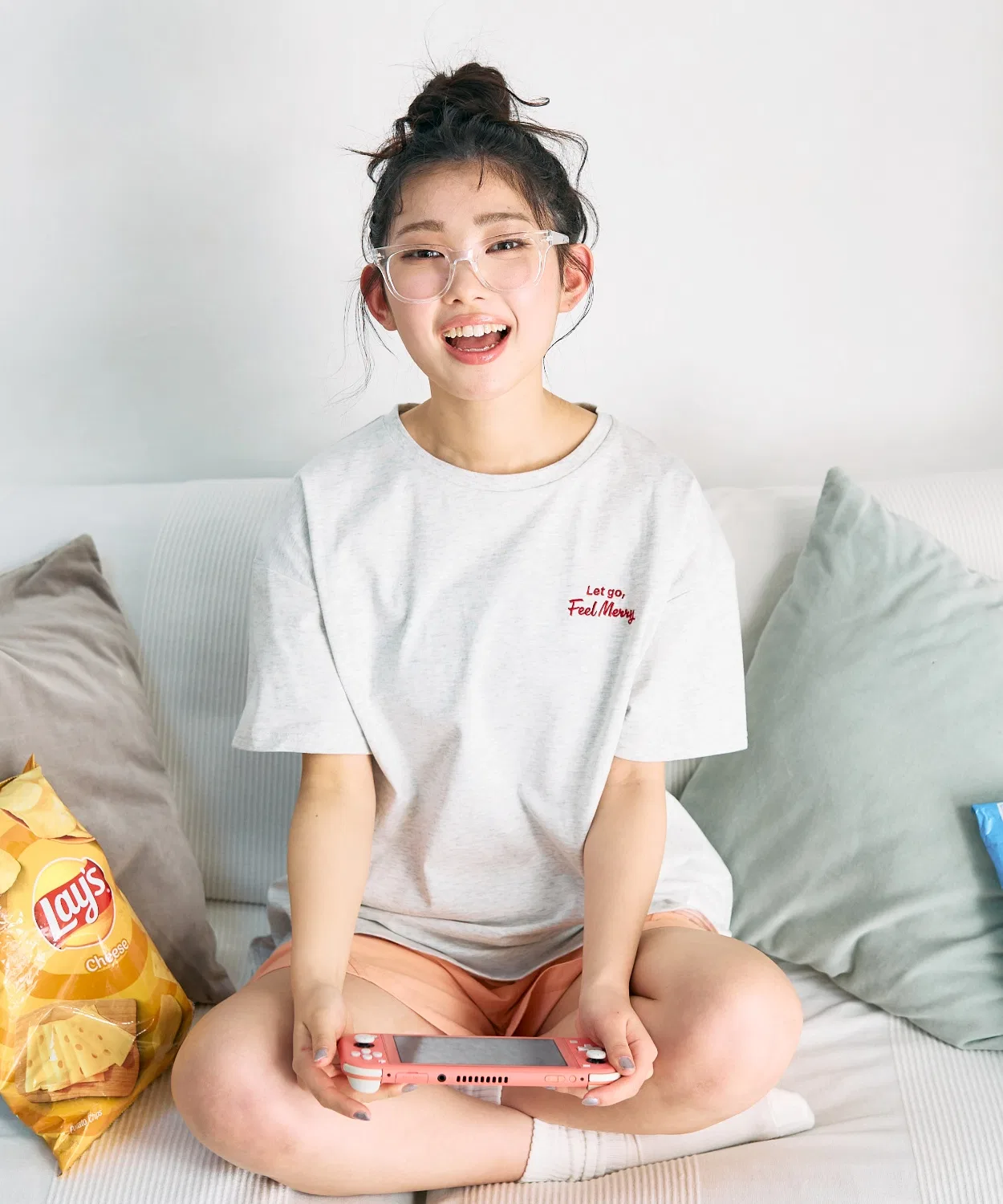 Детская футболка с принтом, модель Food Motif Sagara LOVETOXIC, Off White — фото 4