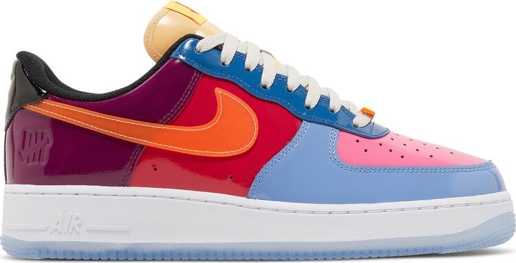 Кроссовки Nike Undefeated x Air Force 1 Low 'Total Orange', многоцветный — фото 2