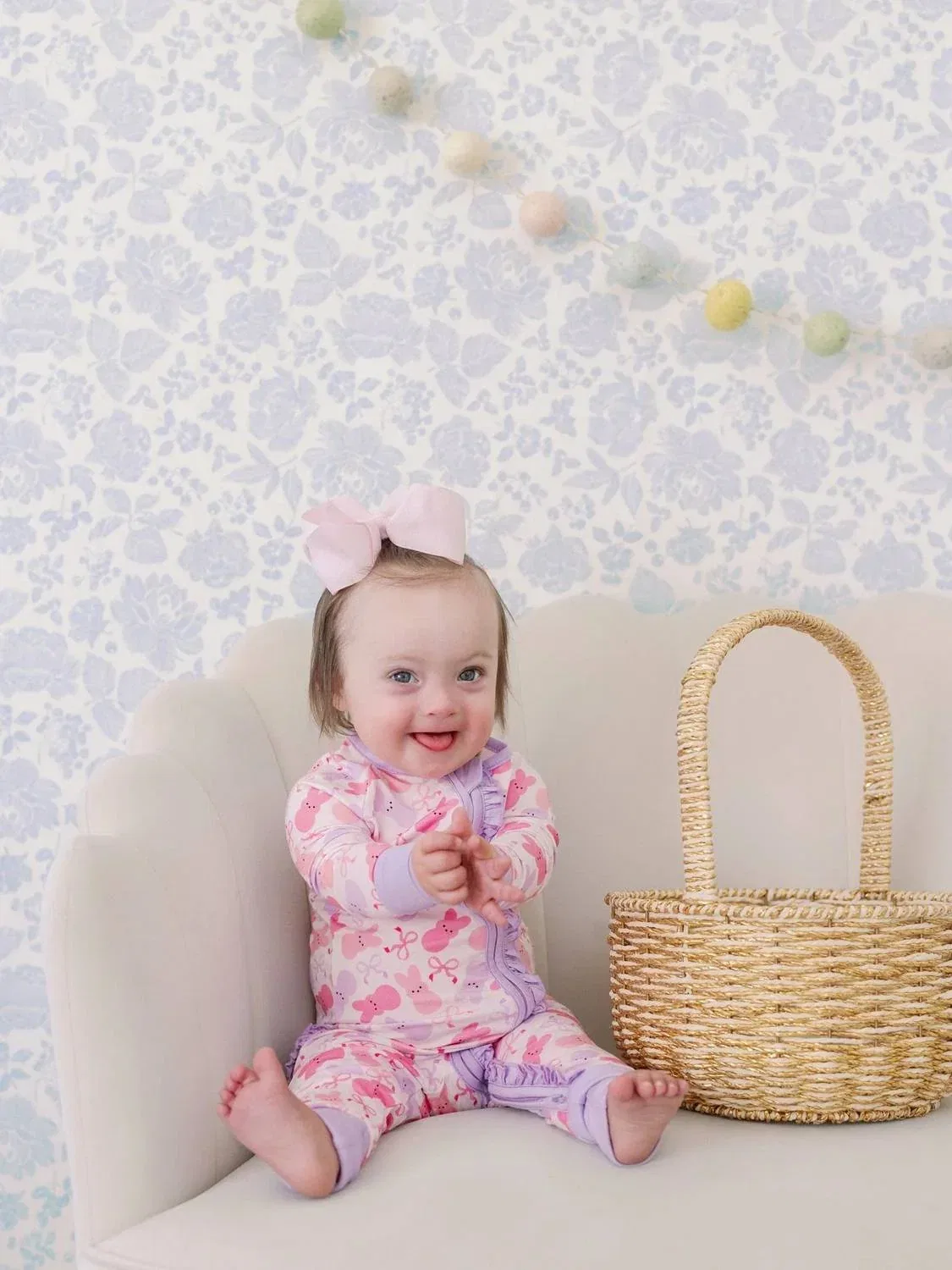 Детский боди-комбинезон с оборками Sweet Bunny Small Shop, розовый