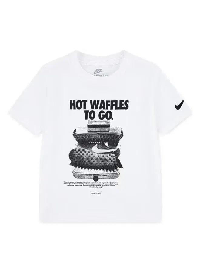 Футболка с коротким рукавом с принтом Waffles to go Nike, белый
