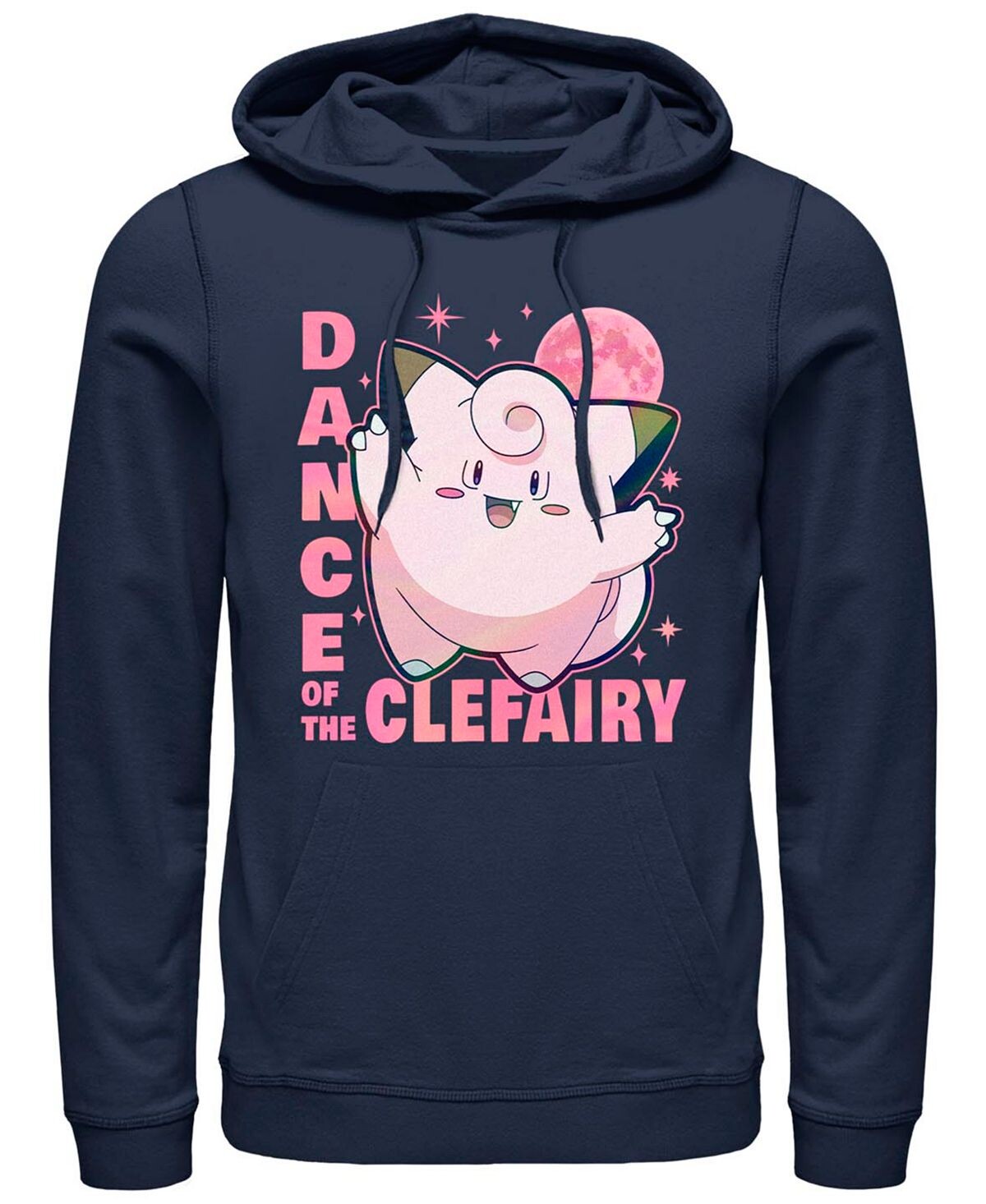 

Мужская флисовая толстовка с капюшоном clefairy dance Fifth Sun, синий