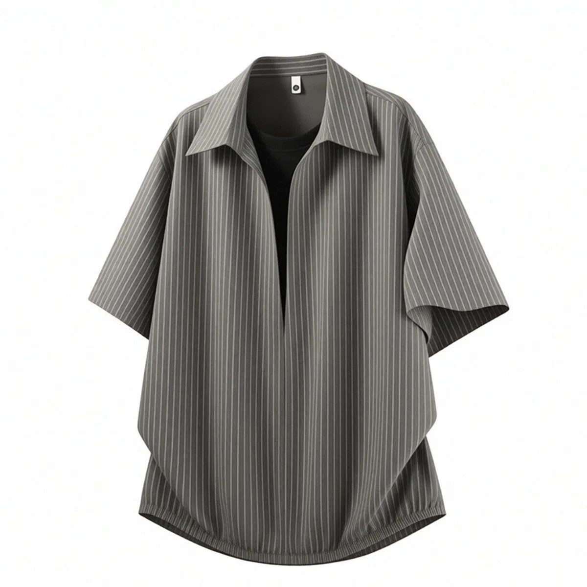Детская рубашка с отложным воротником, комплект из двух предметов, Dark Gray, GWAF