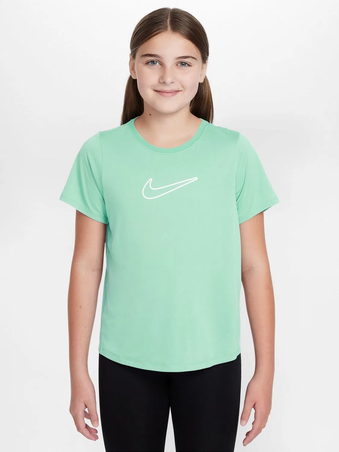 Футболка облегающая Nike One Dri-FIT, Arctic Green