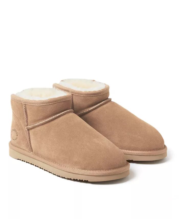 Полусапоги Fireside by Women's Riverland из натуральной овчины Micro Bootie Dearfoams, коричневый/бежевый — фото 2