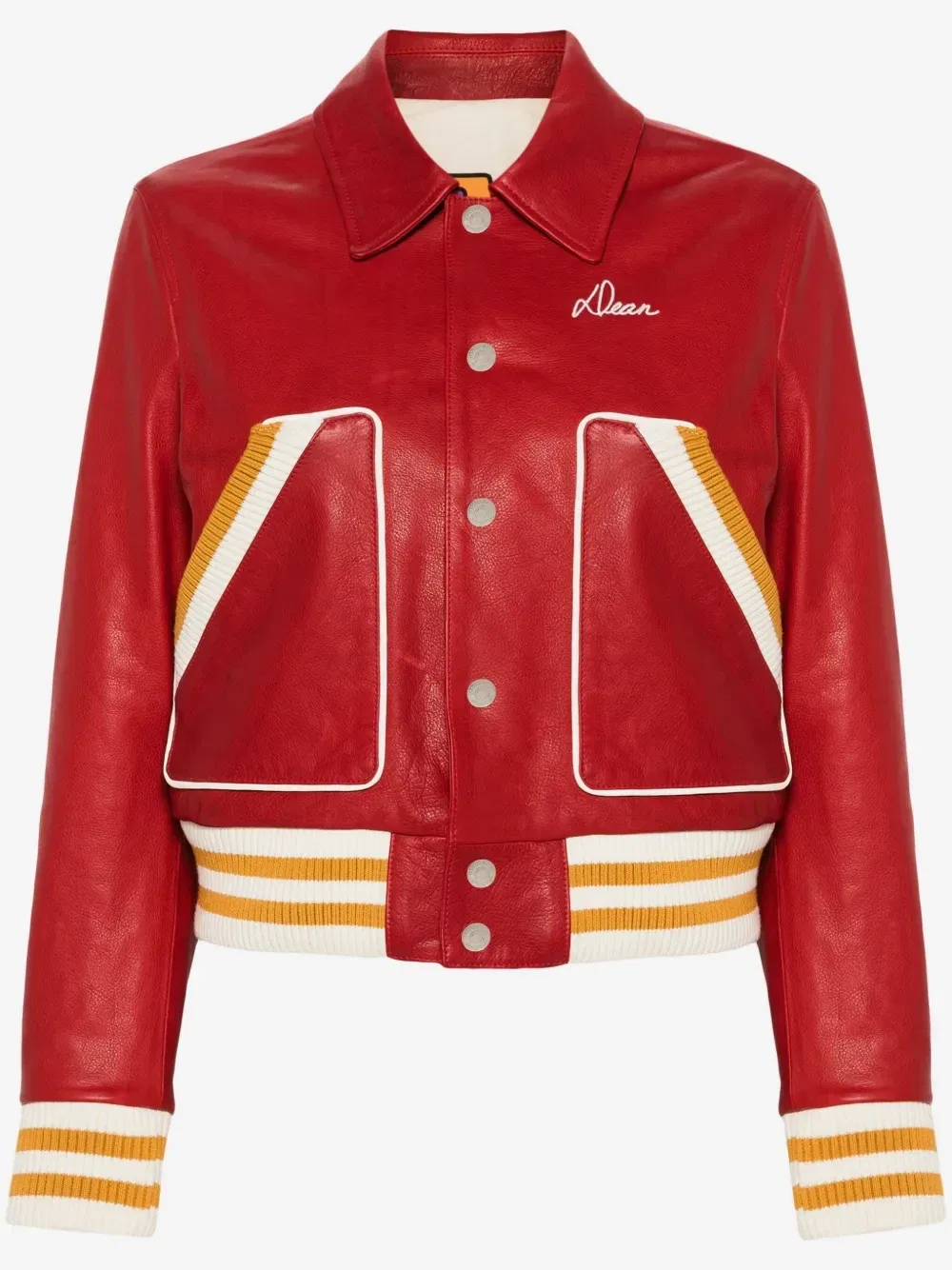 Кожаный бомбер Varsity Dsquared2, красный