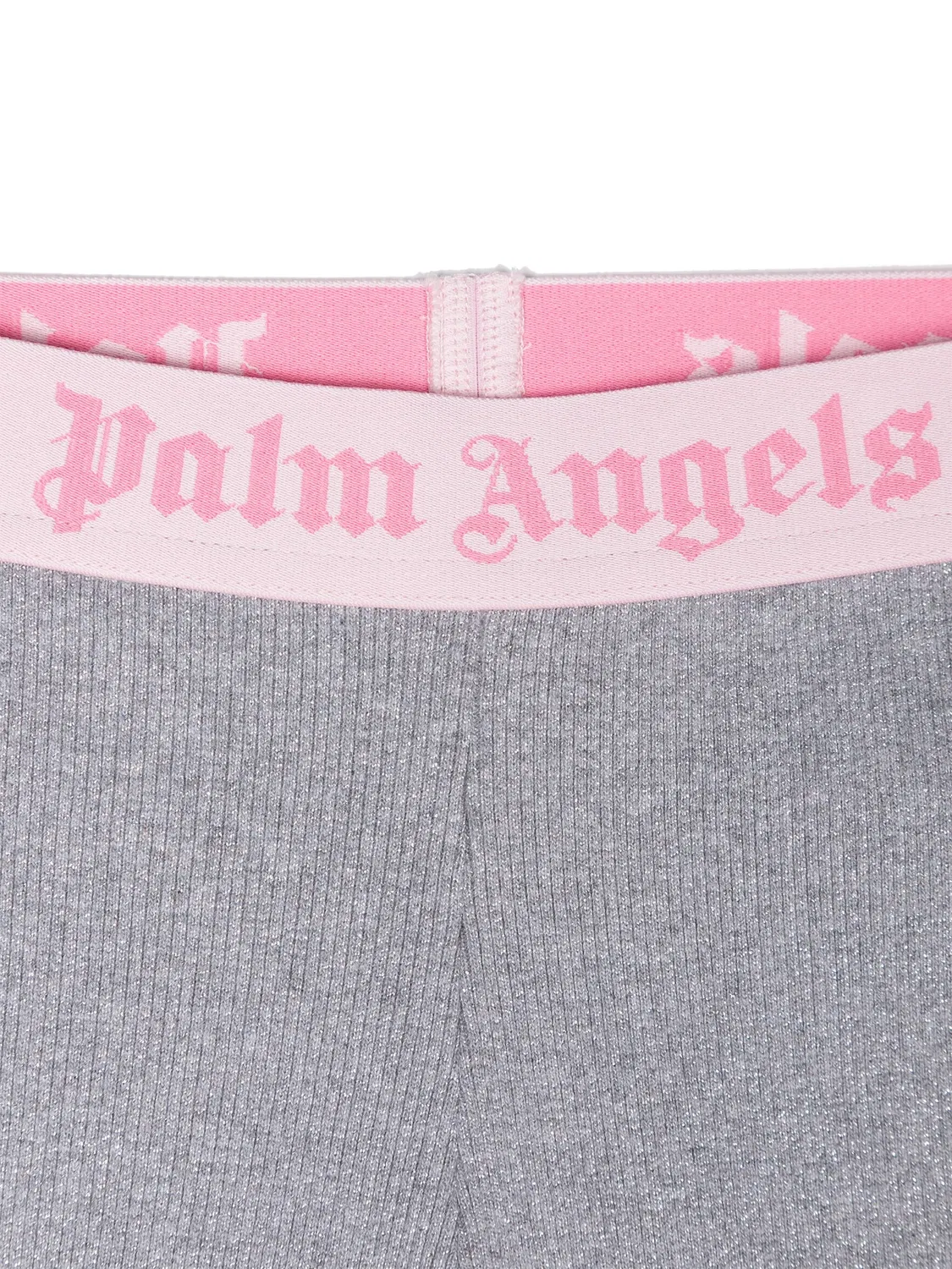 Брюки с логотипом на поясе Palm Angels, серебристый — фото 2