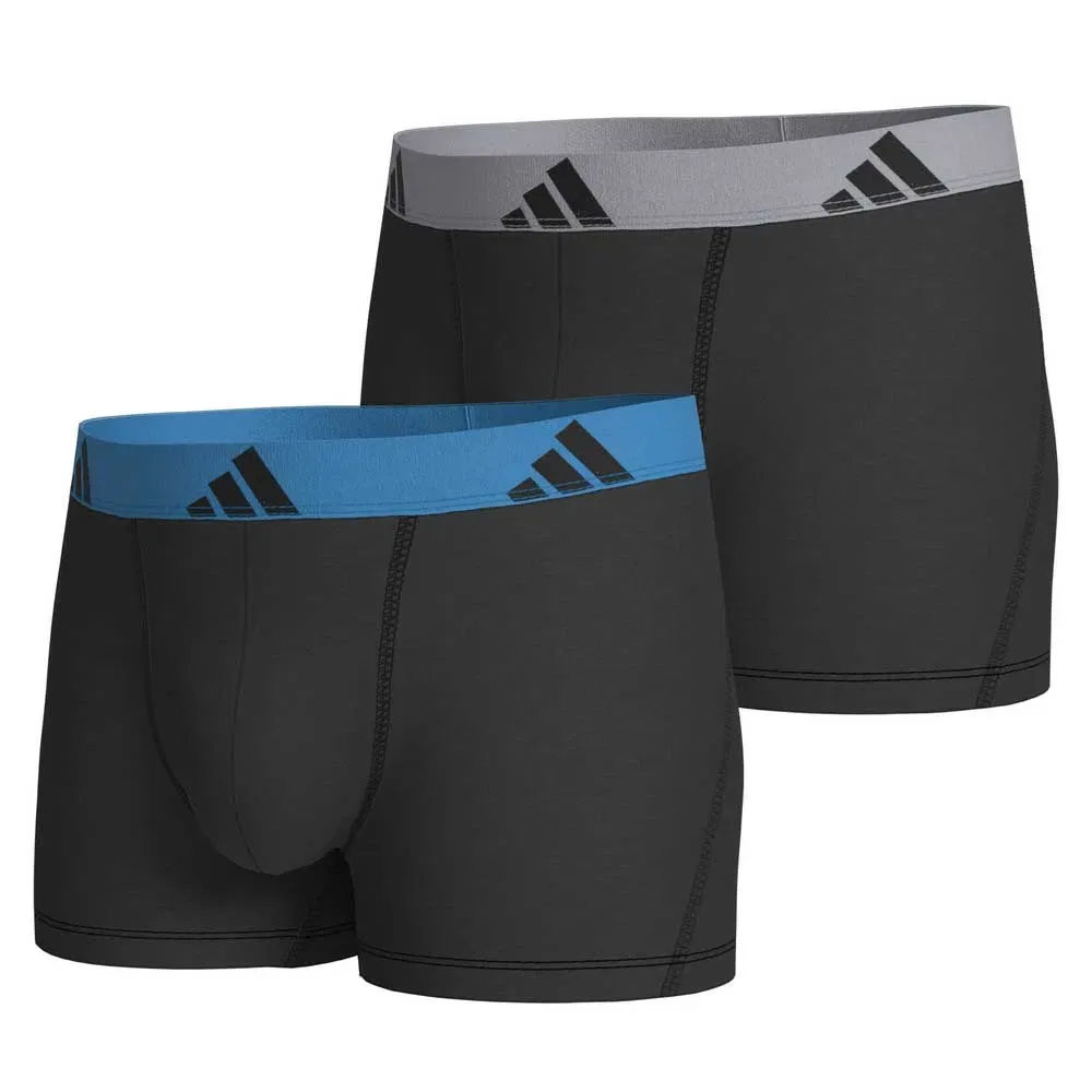 Комплект боксеров Active Flex Cotton из 2 штук Adidas, серый
