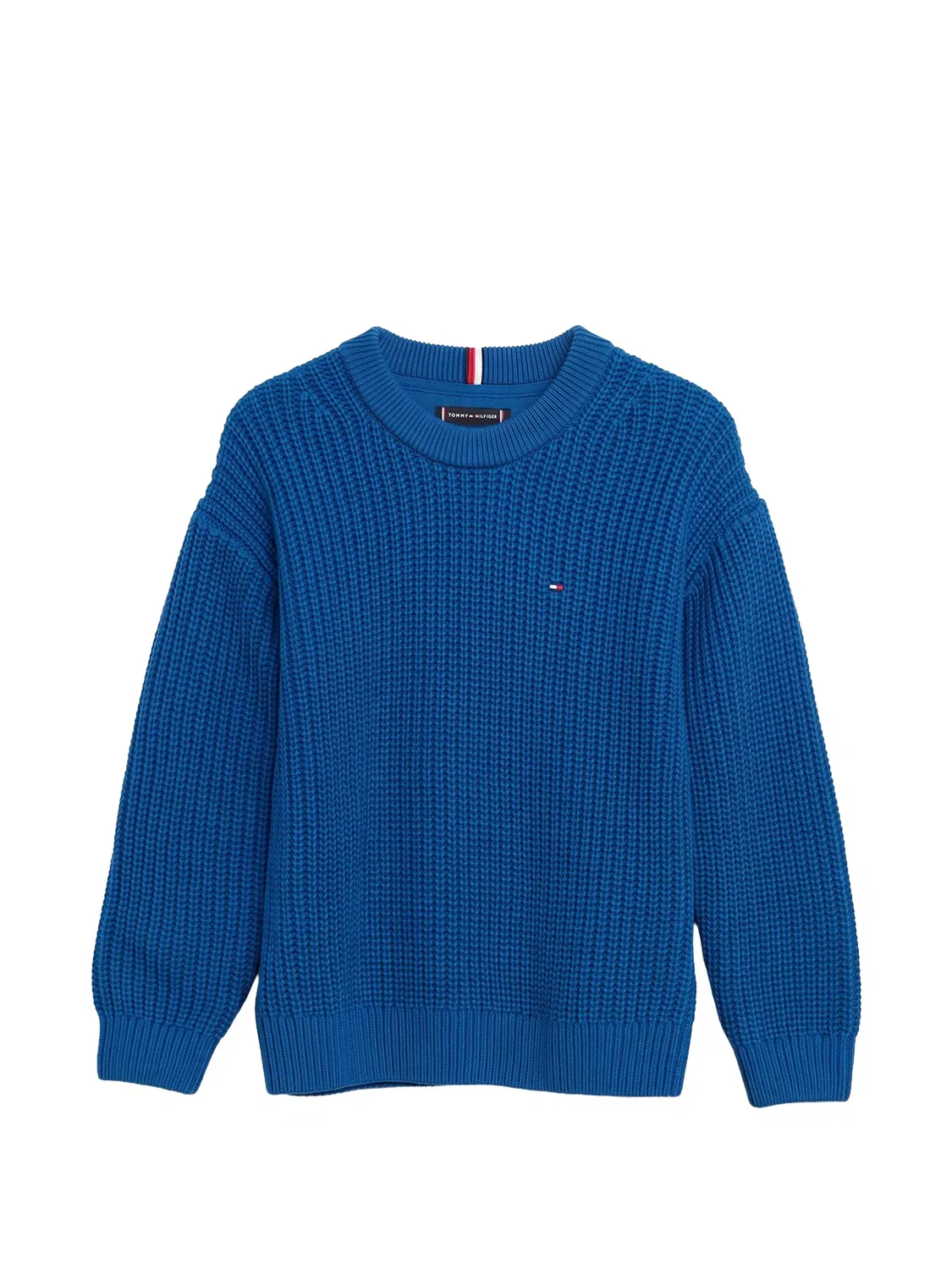 Свитер с вышитым логотипом Tommy Hilfiger Junior, синий