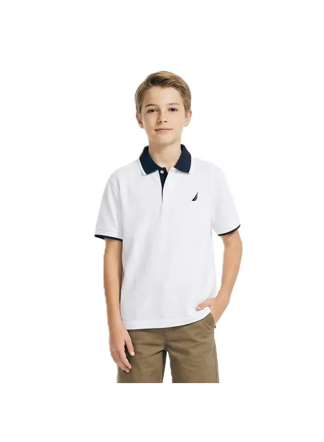 Футболка поло с коротким рукавом, Nautica, белый