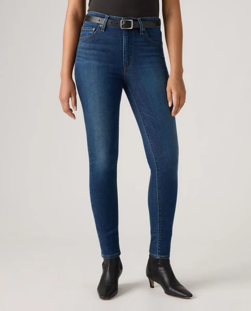 Женское узкие джинсы, Vaquero Pitillo 721 High Rise Skinny Tiro Alto, Levi's, темно-синий — фото 3