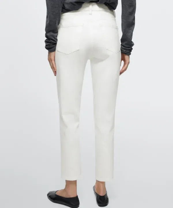 Джинсы облегающие, завышенная талия, Massimo Dutti — фото 3