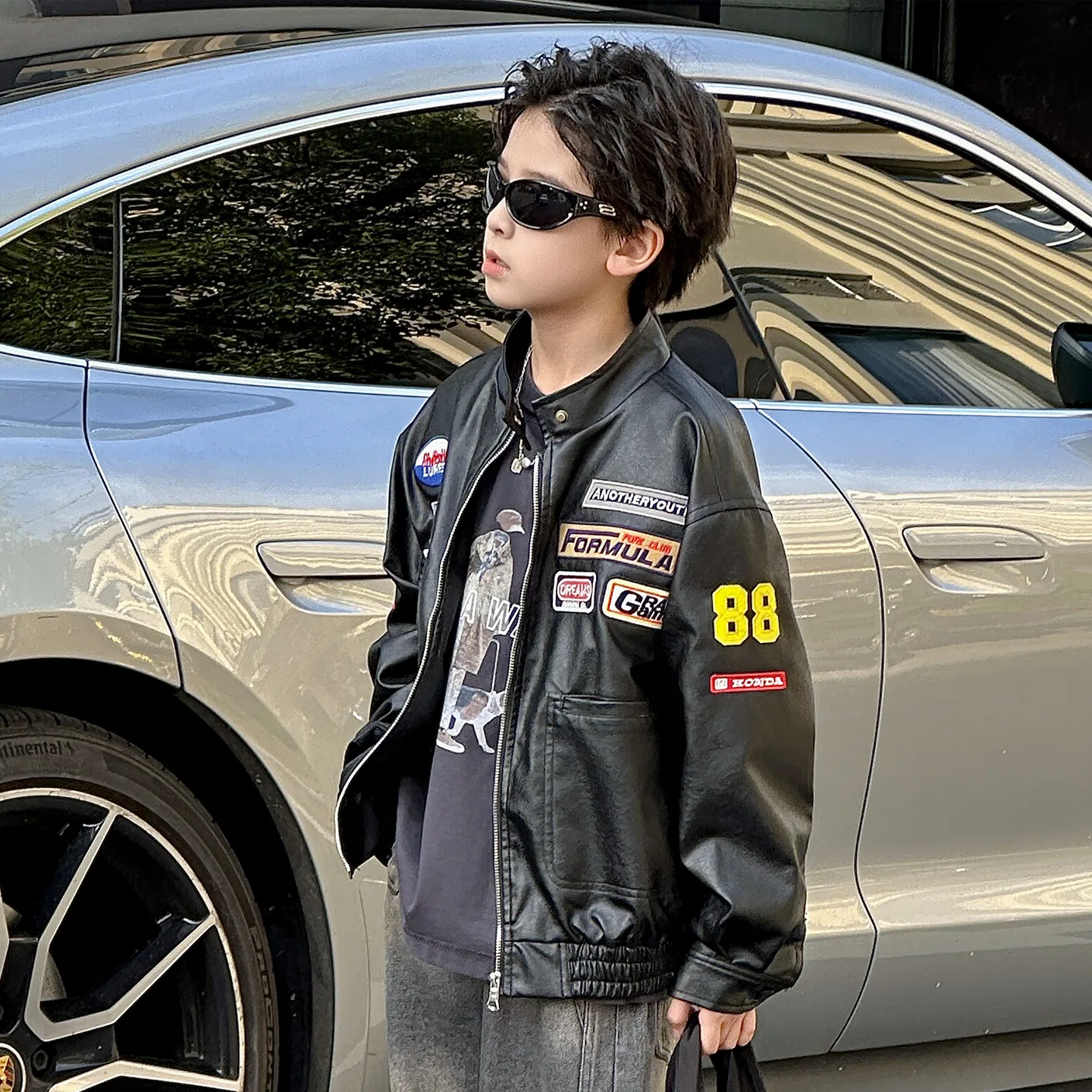 Детская куртка Casual Jacket Lanza, Black — фото 3