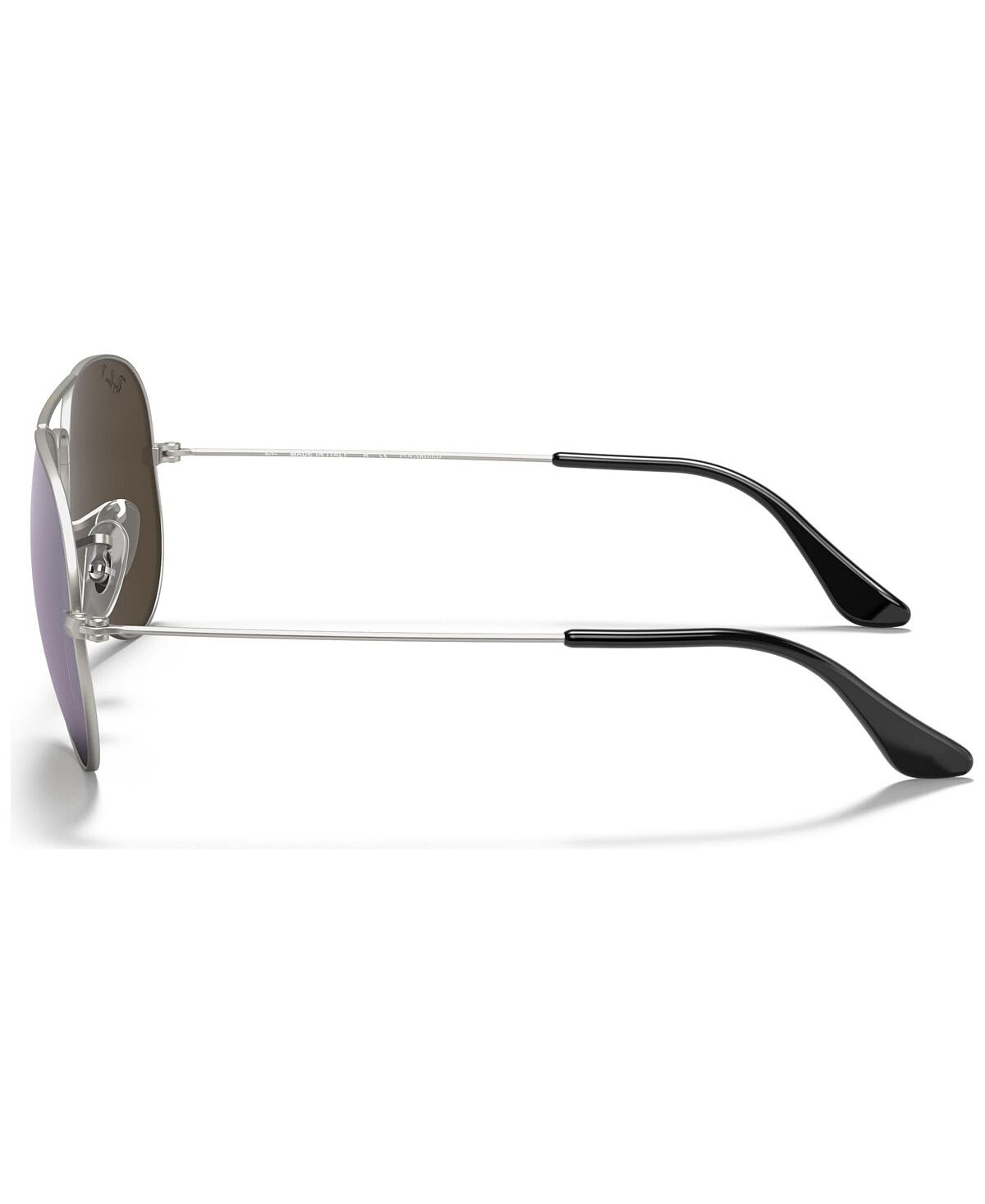 Поляризованные солнцезащитные очки, rb3025 aviator mirror Ray-Ban, серебряный — фото 3