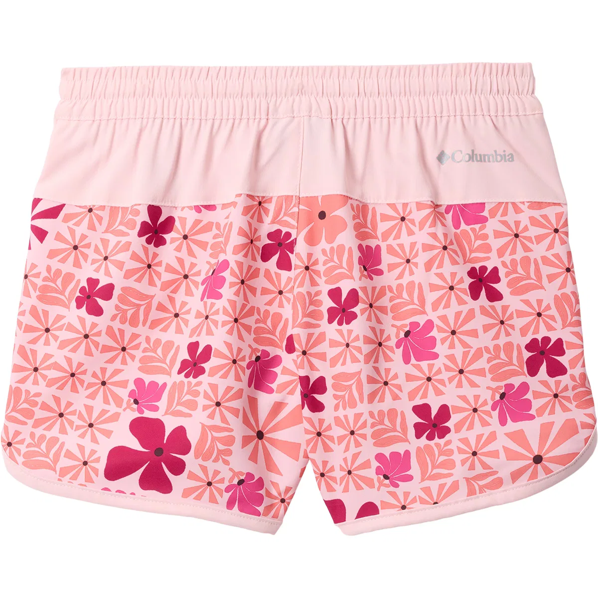 Детские шорты для плавания с принтом Sandy Shores Boardshort Columbia, Satin Pink Sunbursts/Satin Pink — фото 2