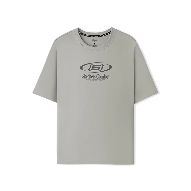 

Футболка Regular SS26 для женщин Skechers, rainy day серый 04h0