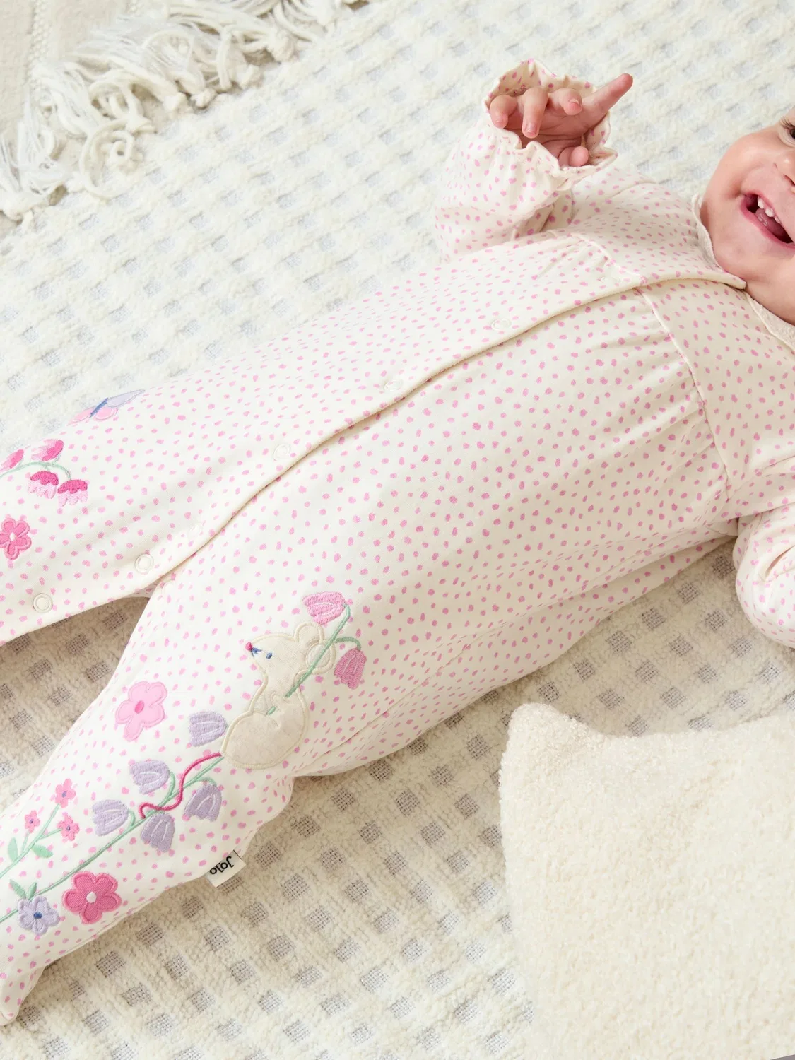 Комбинезон с аппликацией Pink Jojo Maman Bébé