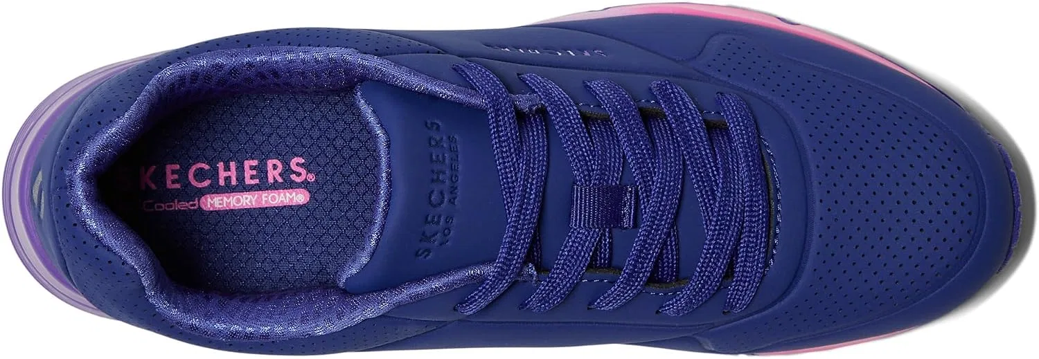 Детские кроссовки для девочек Pop of Ombre Skechers, Navy/Multi — фото 2