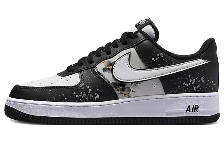 

Кастомизированные кроссовки Nike Air Force 1 Skateboard Shoes Unisex, белый/черный