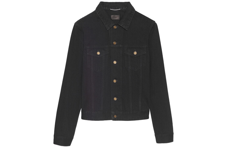 

SAINT LAURENT Мужская куртка, цвет Black, Черный, SAINT LAURENT Мужская куртка, цвет Black
