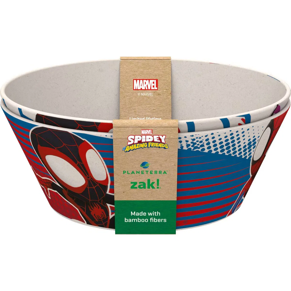 Миски детские 2 шт. с принтом набор Spidey and His Amazing Friends Zak Designs, Spidey And His Amazing Friends