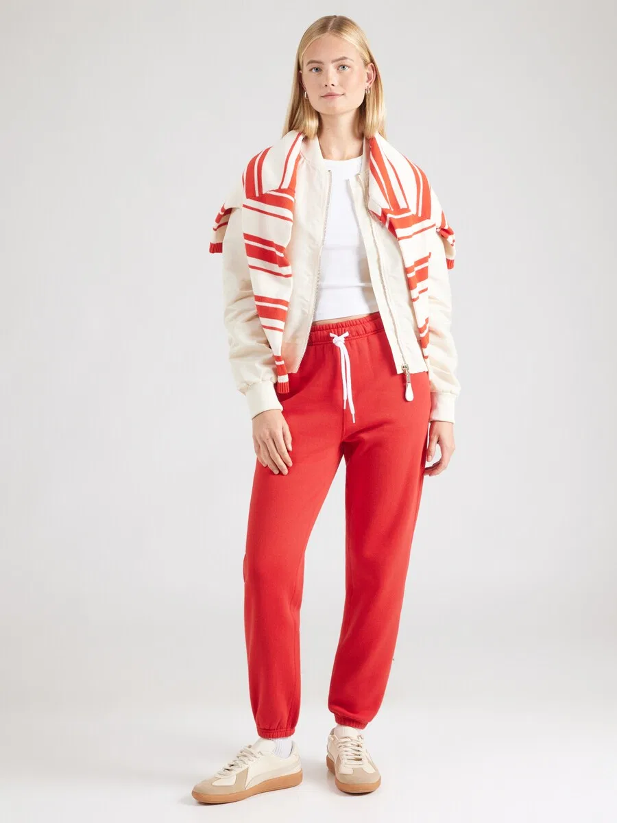 Зауженные брюки Polo Ralph Lauren красного цвета — фото 4