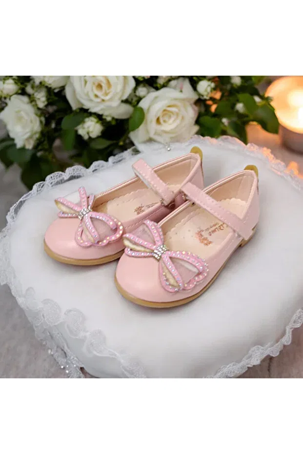 Детские балетки для девочек с ортопедической стелькой Patik Bebe, Pink — фото 4