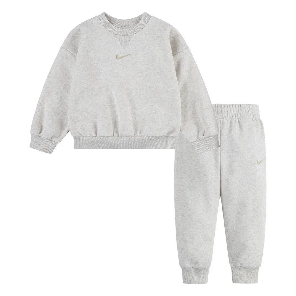 Комплект из флисовой кофты и носков Nike, серый