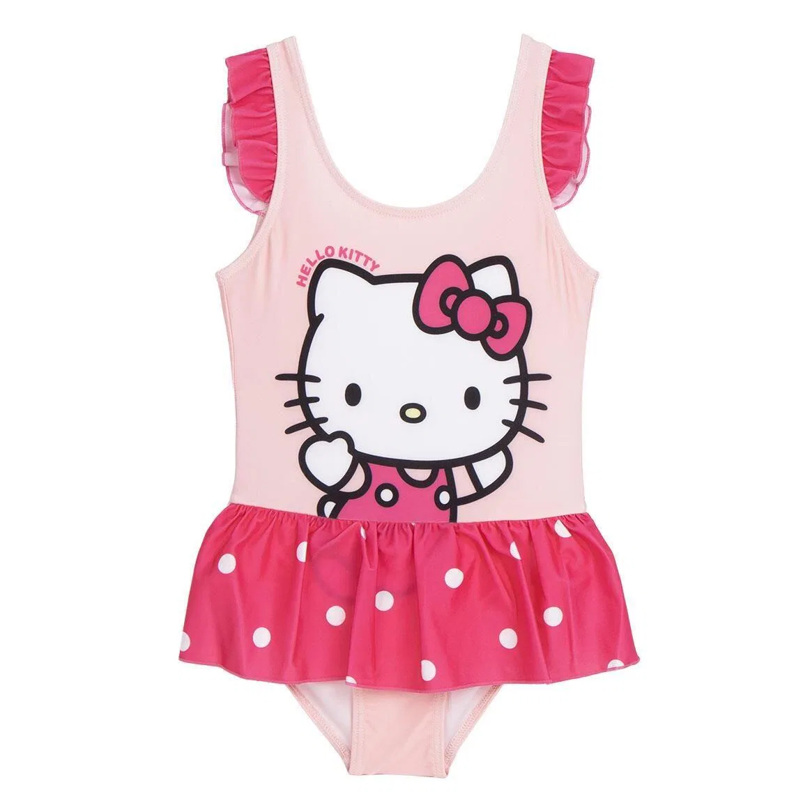 Детский купальник с рюшами Hello Kitty, Цвет Hellrosa