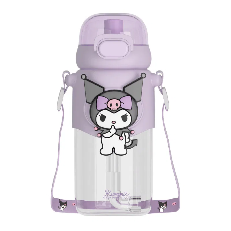 Кружка пластиковая с дизайном Purple Kuromi, Sanrio, фиолетовая
