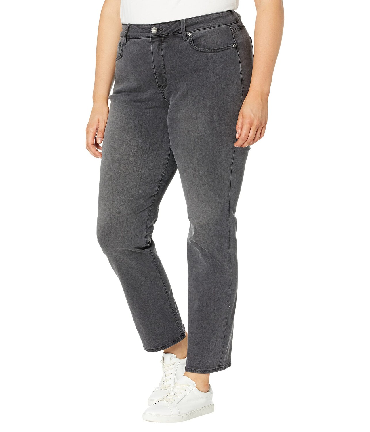 

Джинсы NYDJ Plus Size, Plus Size Marilyn Straight Jeans in Gilt