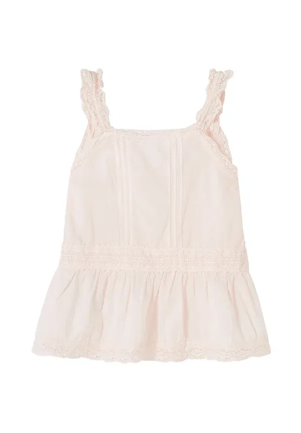 Топ хлопковый Blouse Molo, Pink, розовый — фото 2