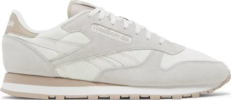 

Кроссовки classic leather 'chalk modern beige' Reebok, серый