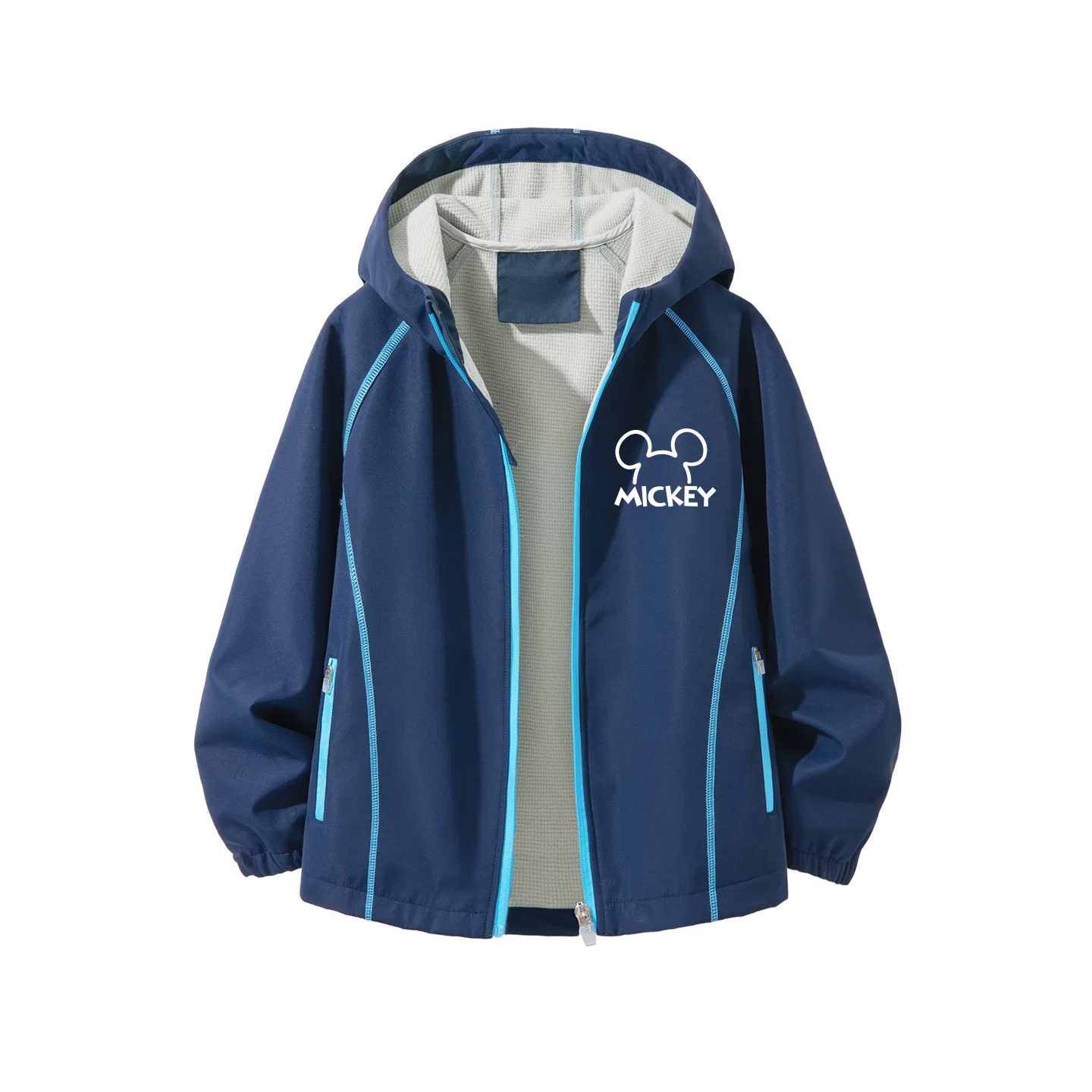 Детская куртка с капюшоном Thick Board Line K Disney, Deep Sea Blue