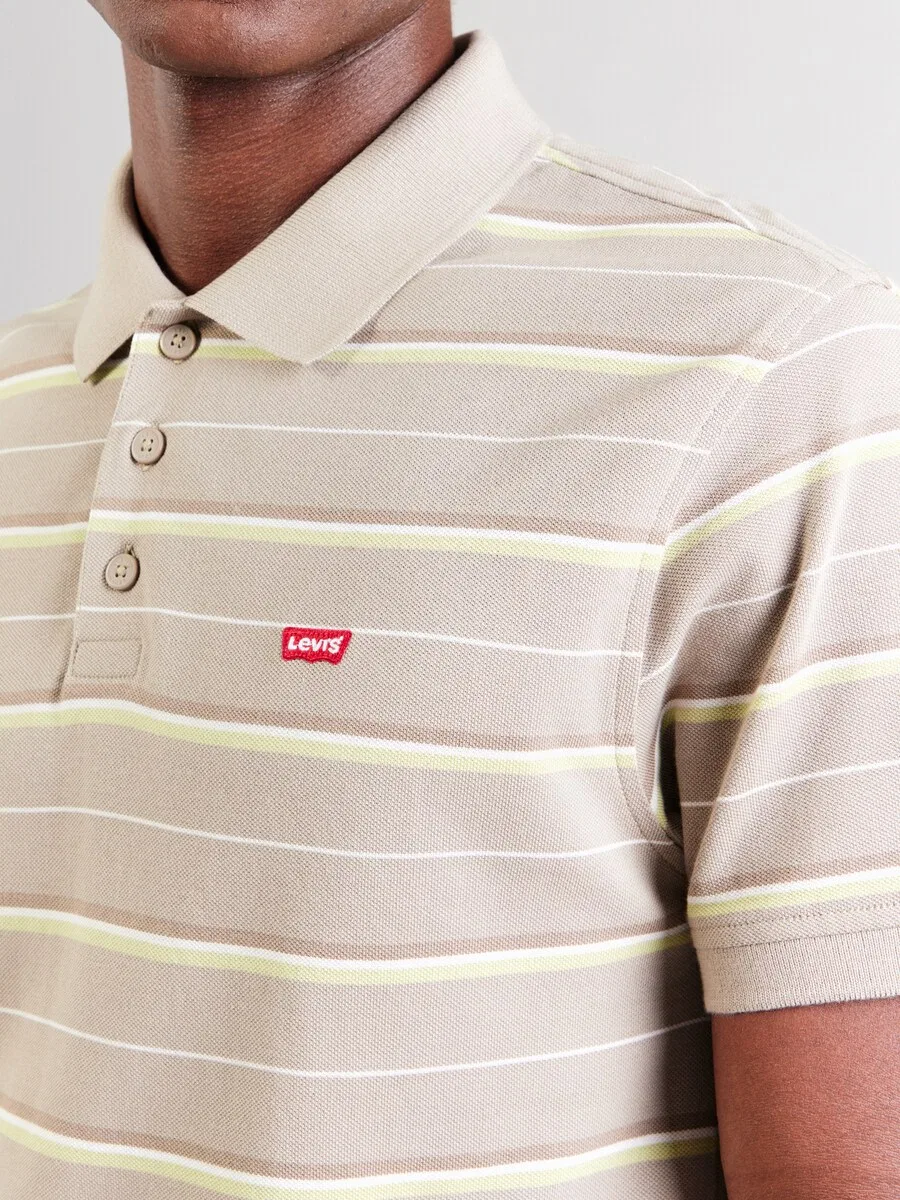 Футболка LEVI'S Housemark бежевого цвета — фото 3