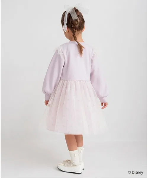Детское платье-комбинезон с длинным рукавомDisney Collection branshes, Off White — фото 2