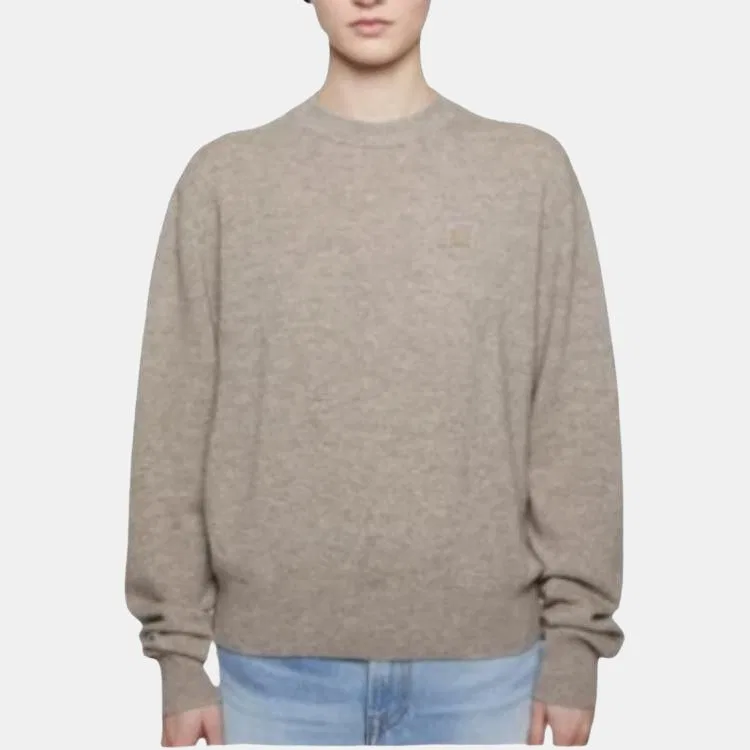 Свитер с логотипом Acne Studios, Taupe — фото 4