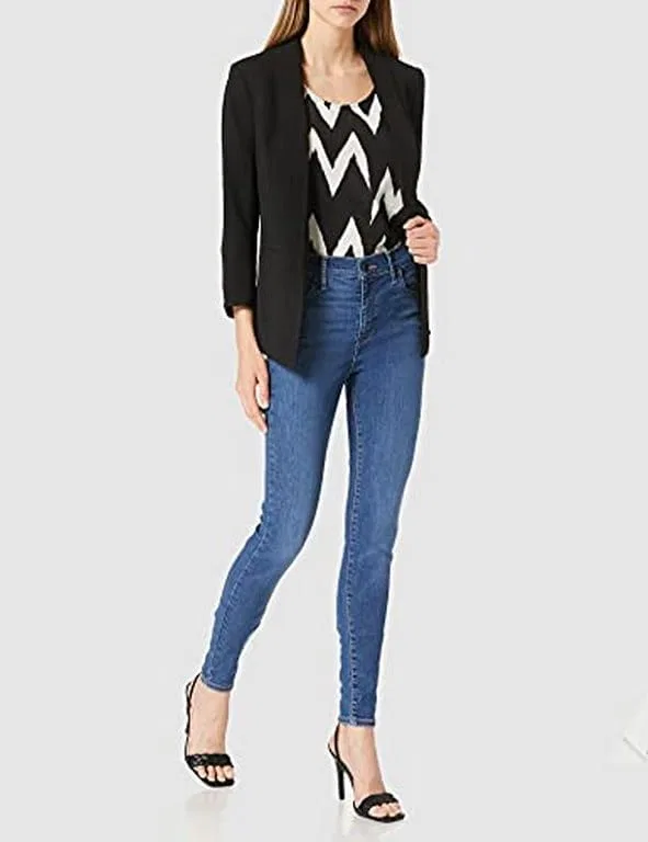 Женские джинсы с высокой посадкой и суперскинни-кроем 720 High Rise Super Skinny Levi's, Blue (Echo Cloud) — фото 3
