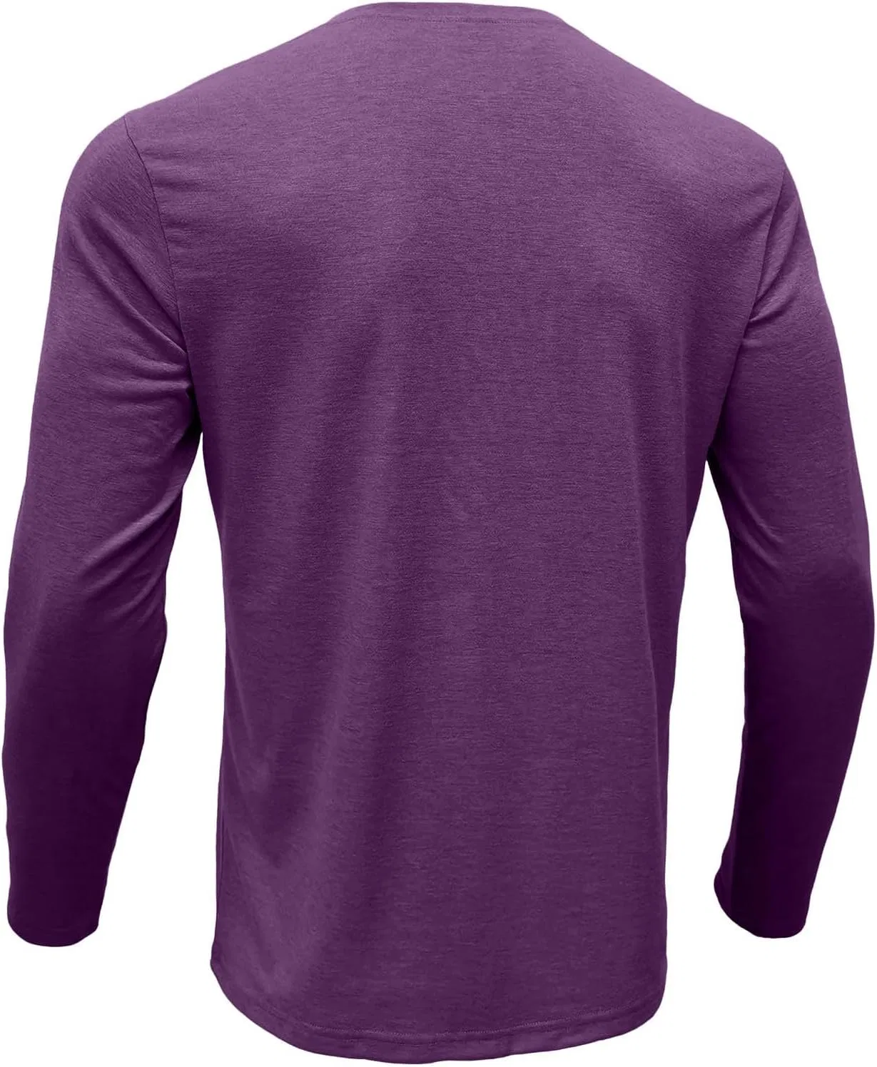 Мужская облегающая футболка поло с пуговицами Generic, Purple — фото 3